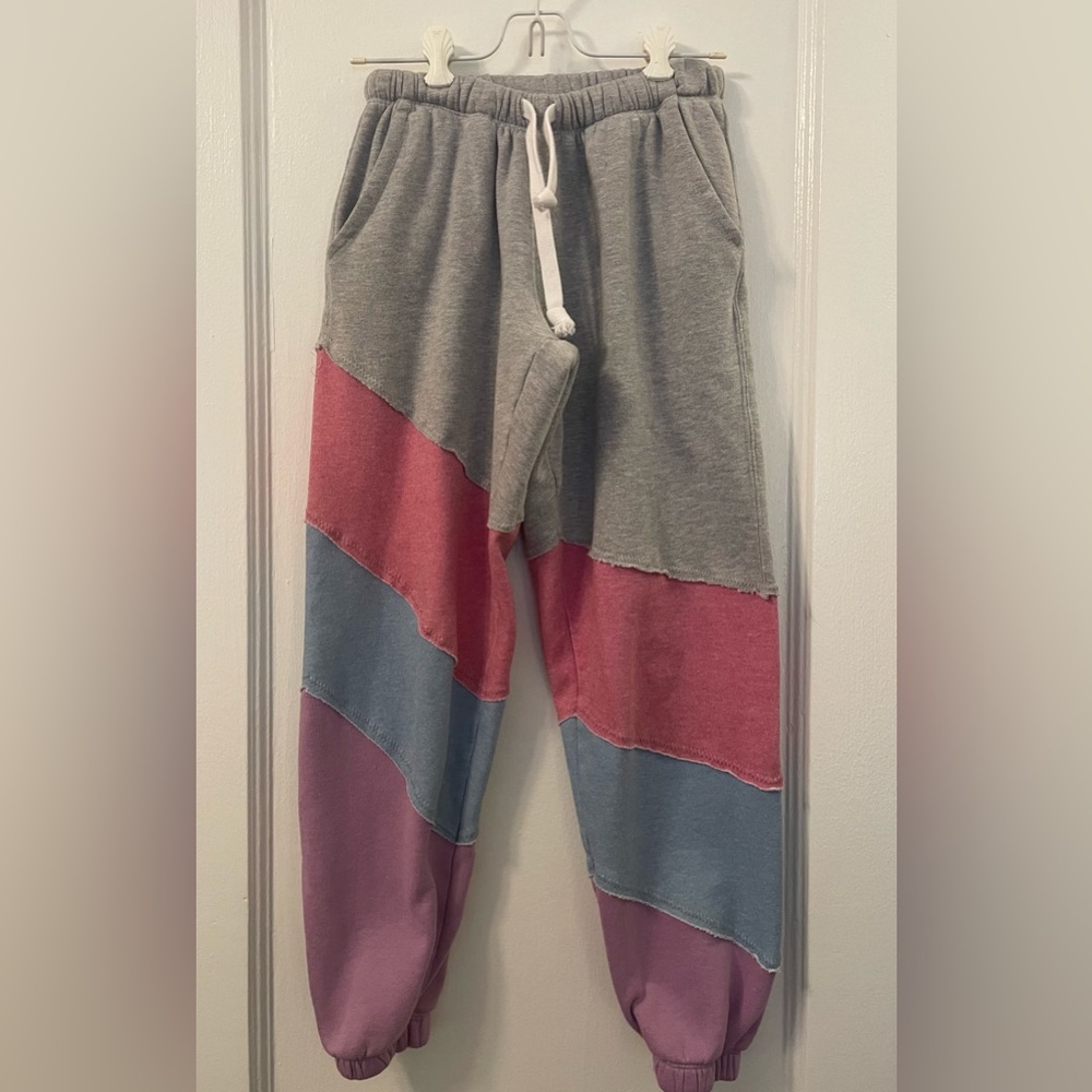 KatieJNYC multi-color sweatpants youth size XL